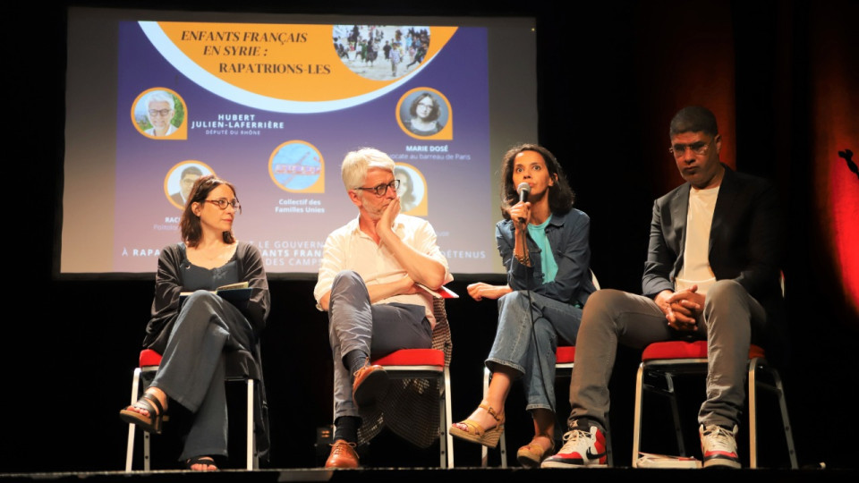 A Lyon, les familles des 200 enfants français en Syrie dénoncent un gouvernement qui veut "les rendre invisibles "