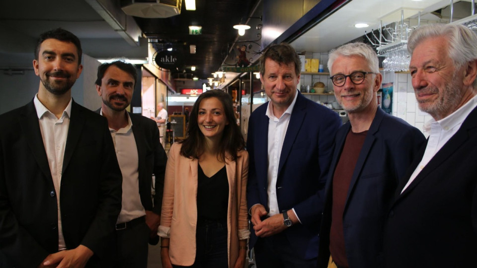 Yannick Jadot en soutien des écologistes à Lyon : "il faut aller chercher les électeurs"