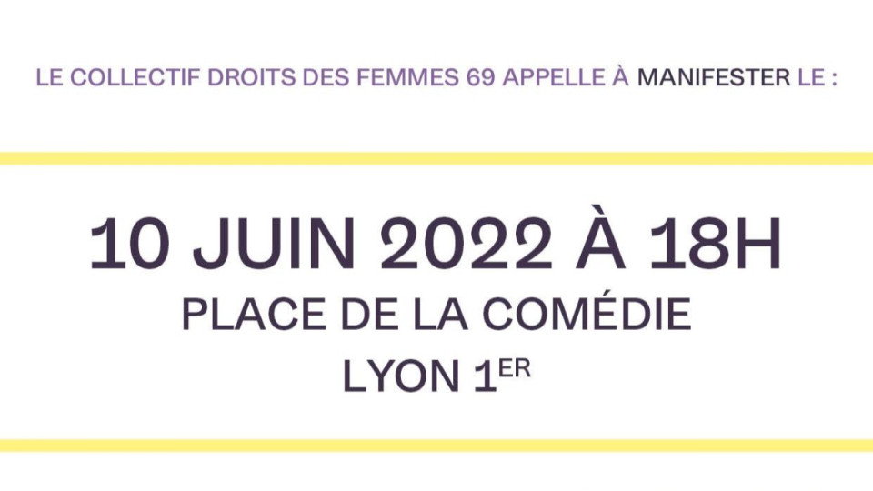 Une manifestation pour dénoncer les violences faites aux femmes ce vendredi à Lyon