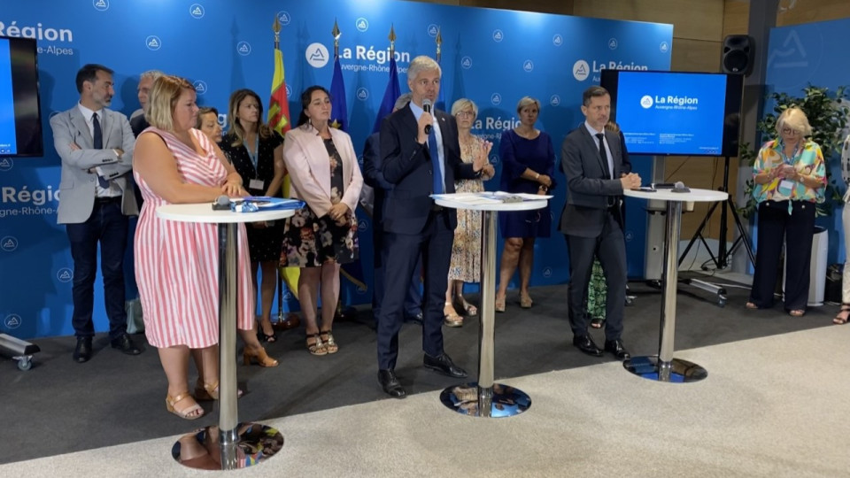 Auvergne-Rhône-Alpes : "tous les ratios sont au vert" pour la Région avec 1,4 milliard d’euros investis