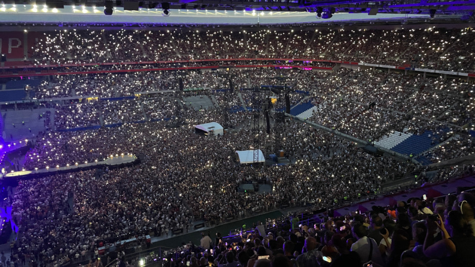 Six concerts et 318 000 spectateurs en un mois : record d'affluence pour le Groupama Stadium