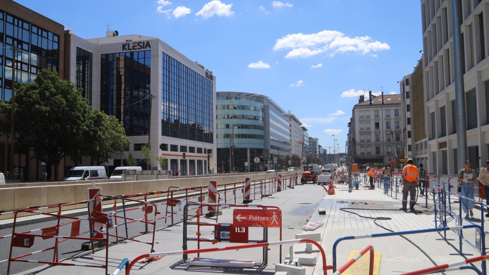 Lyon : à cause de travaux, la Part-Dieu inaccessible plusieurs jours pendant un mois au T1 et à des bus