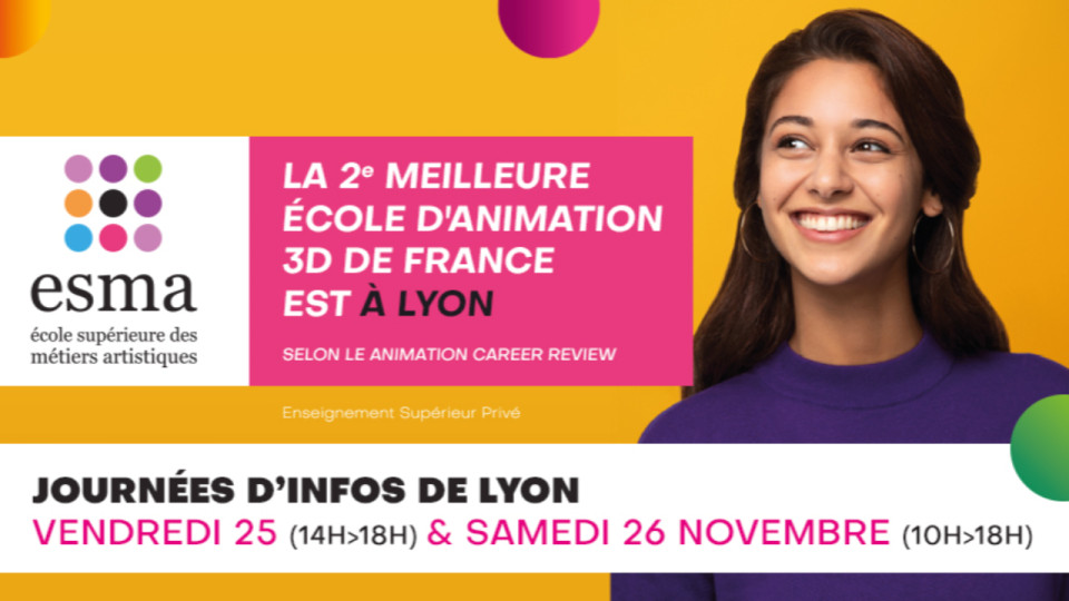 L’ESMA : l’école des futurs professionnels de la 3D à Lyon