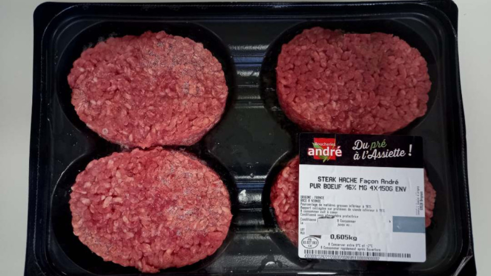 Bactérie E.Coli : des steaks hachés des Boucheries André rappelés dans la Métropole de Lyon