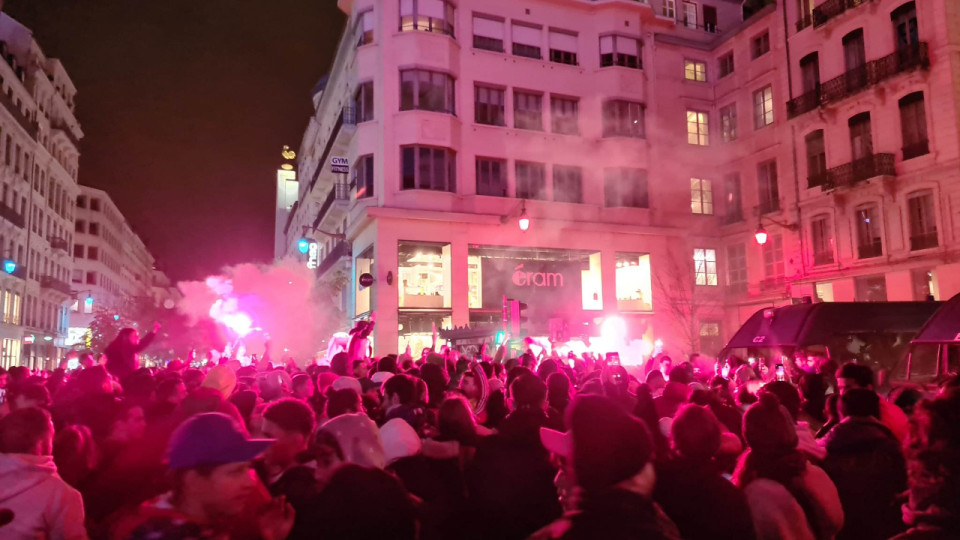 Maroc qualifié en demi-finale de la Coupe du Monde : la fête des supporters à Lyon