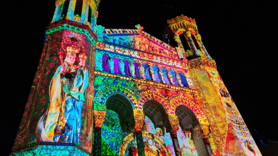 Fourvière : la basilique illuminée pendant une semaine