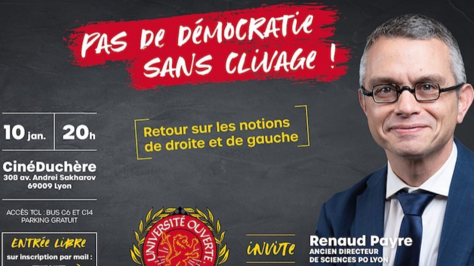 Renaud Payre, droite et gauche au programme du nouveau Cin&eacute;Duch&egrave;re