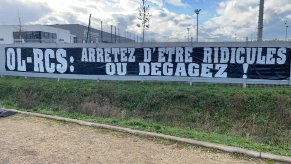 OL : Une nouvelle banderole accrochée, les supporters grondent