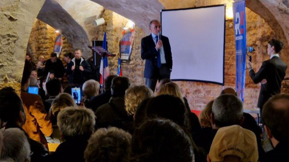 Eric Zemmour est venu fêter la galette des rois près de Lyon samedi