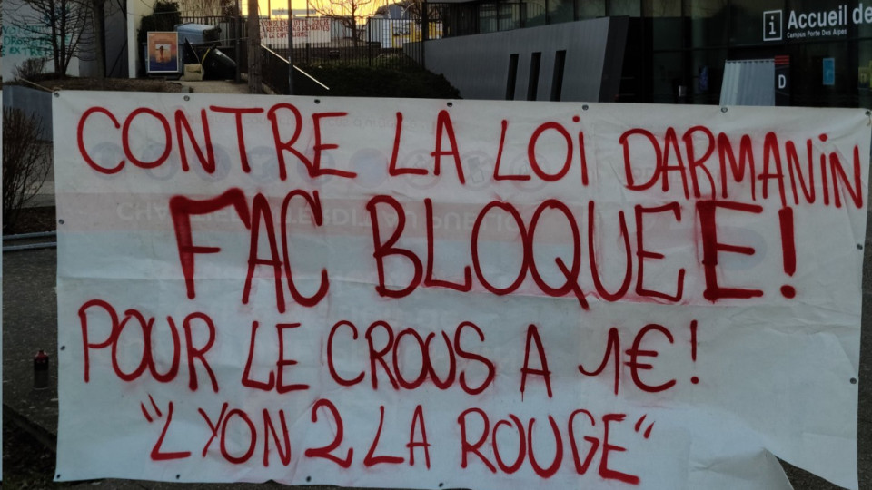 Près de Lyon : le campus Porte des Alpes bloqué par des individus ce lundi matin