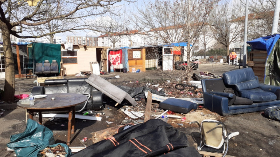 Lyon : le campement de la rue Jean Baldassini évacué