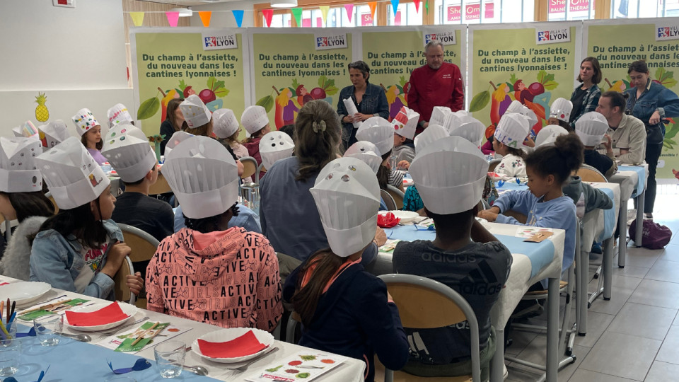 Lyon : des menus innovants dans les cantines scolaires