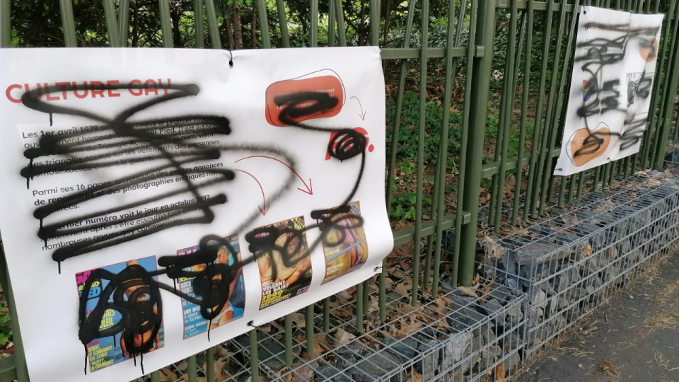 Lyon : dégradée une nouvelle fois, l'exposition "L'histoire des luttes LGBTI" a été enlevée