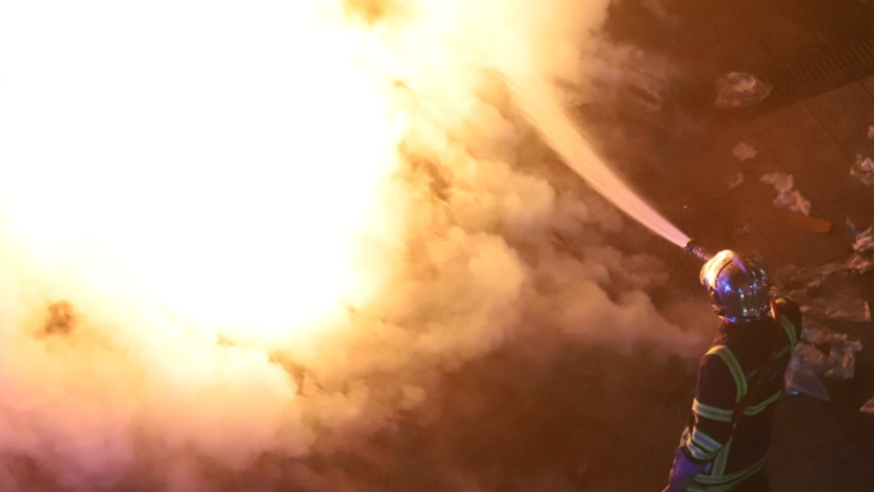 Important incendie à Vaulx-en-Velin