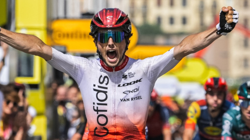Tour de France : le lyonnais Victor Lafay dans l'histoire apr&egrave;s sa victoire