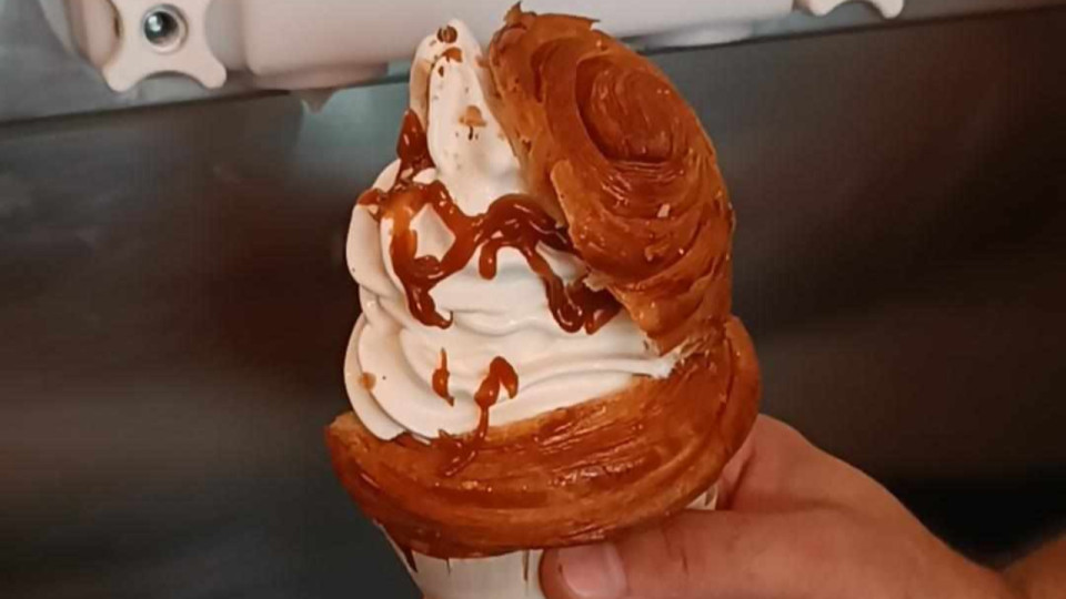 Cette Lyonnaise lance un croissant à la glace pour une journée !