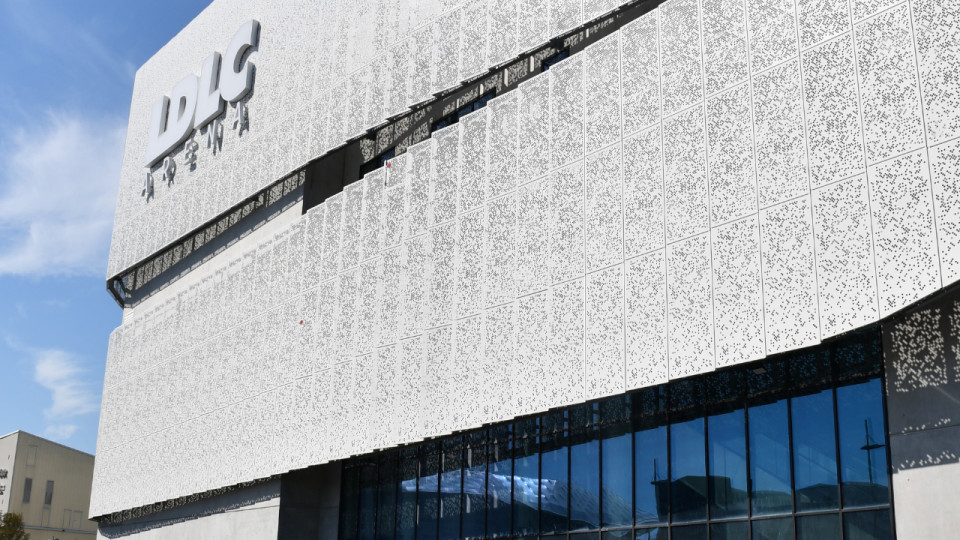 Encore en plein travaux, la LDLC Arena sera inaugurée le 23 novembre