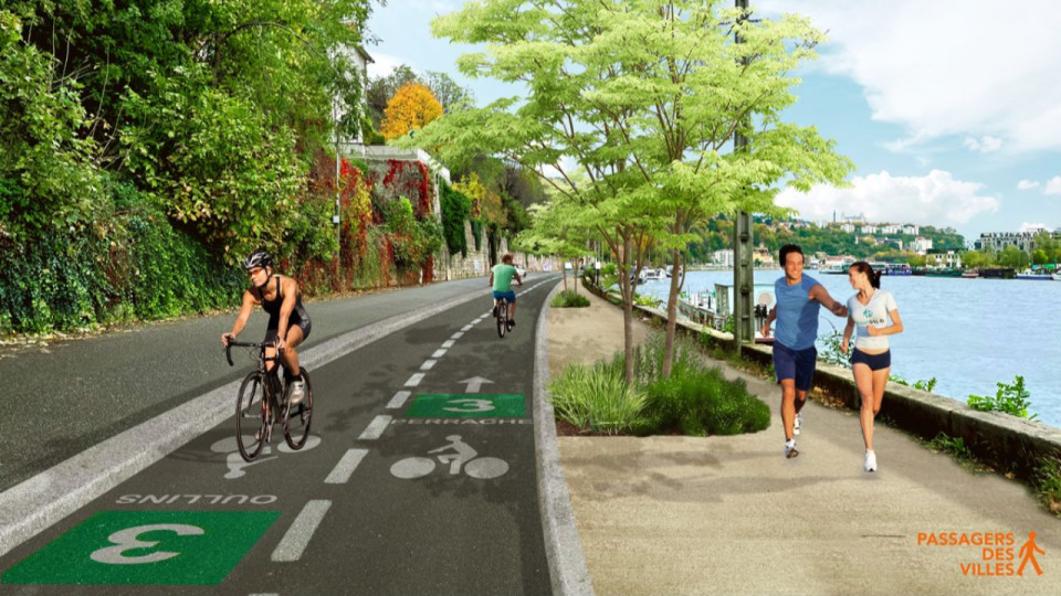 Tramway-express de l'Ouest lyonnais : que deviendra la réhabilitation du quai Jean-Jacques Rousseau s'inquiètent des élus de la Mulatière