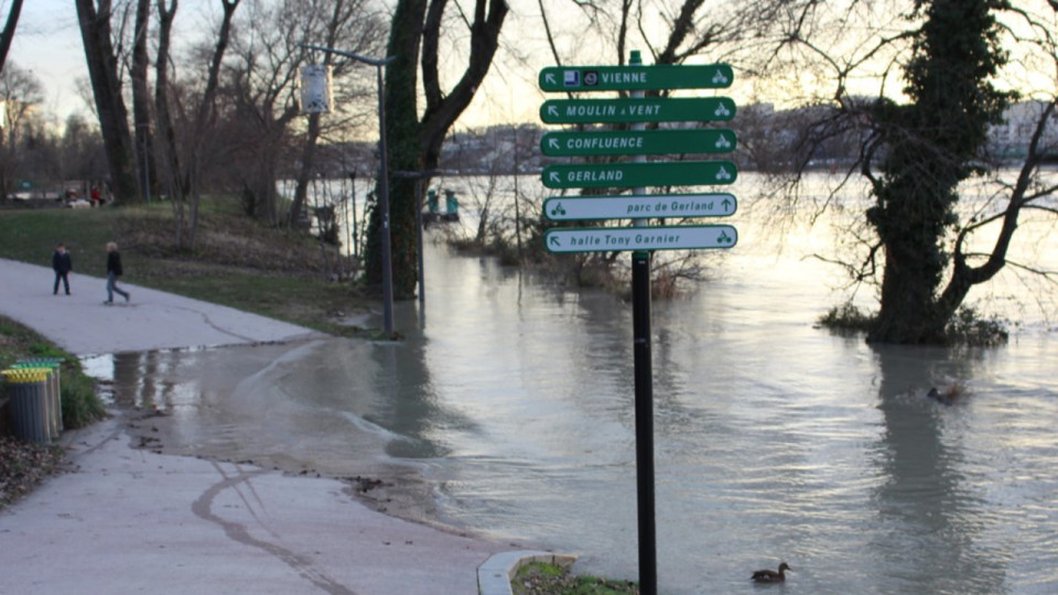 Le Rhône placé en alerte orange pour risque de crues