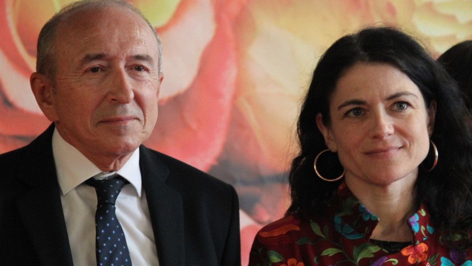 Nathalie Perrin-Gilbert sèche les obsèques de Gérard Collomb et lui rend hommage à la Brasserie Georges