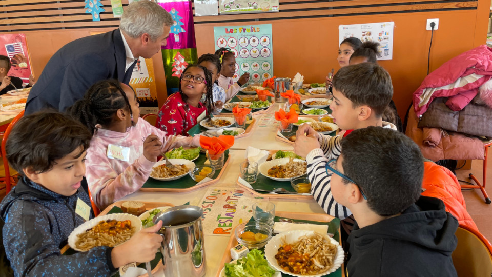 Le label “Assiettes Vertes“ dans les cantines scolaires de Lyon