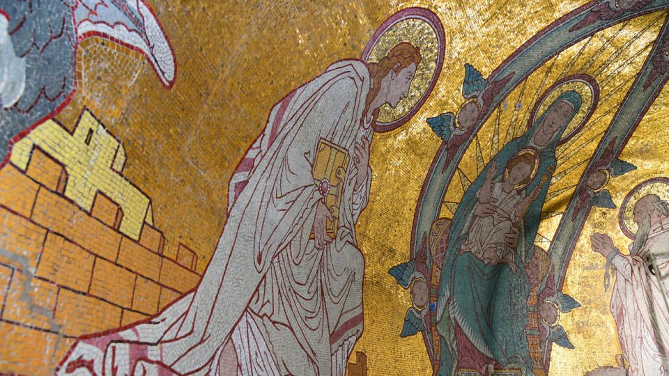 Lyon : la mosaïque de la crypte de Saint-Nizier restaurée