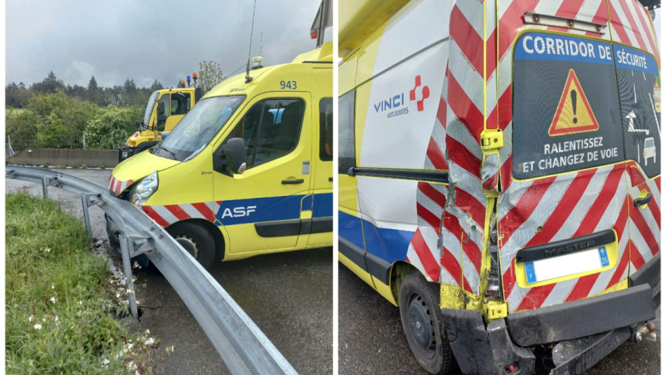 L’A89 fermée à hauteur de Tarare après un accident impliquant un patrouilleur