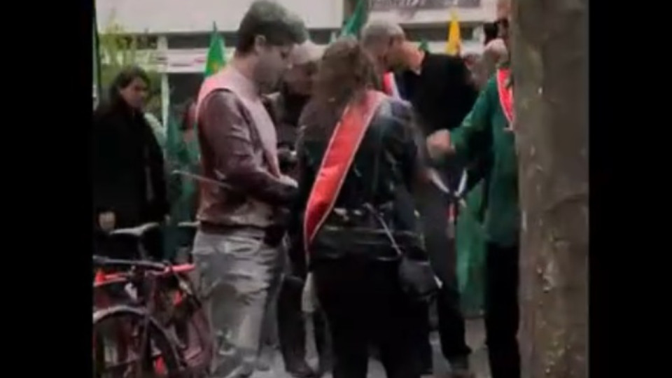 Lyon : des élus écologistes enfarinés par des militants anti-expulsions