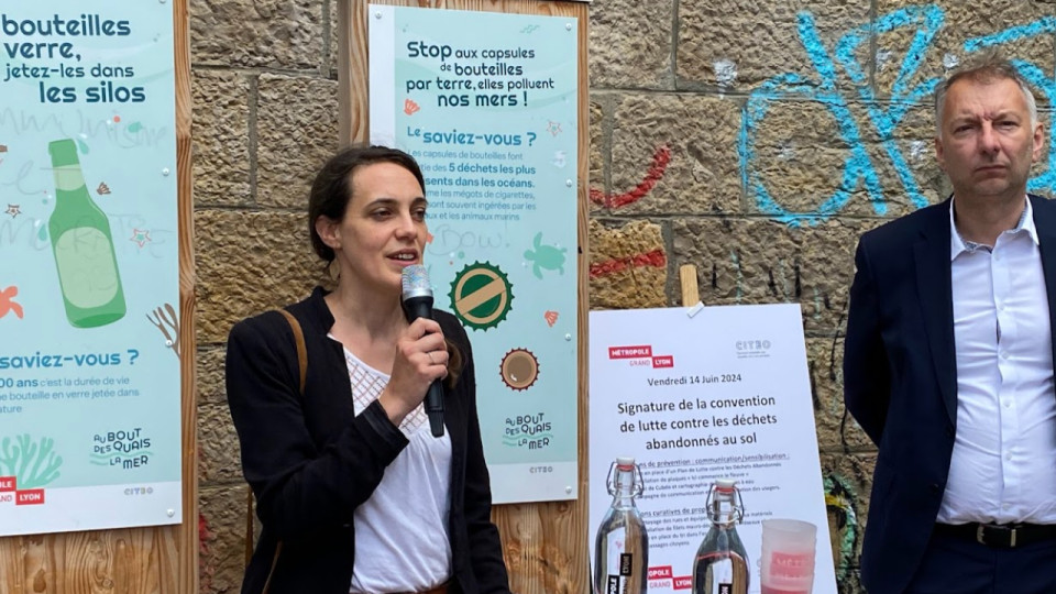 "Pas une fatalité": bilan d’un an d’expérimentation pour réduire les déchets sur les quais de Saône à Lyon