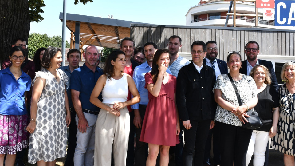 Villeurbanne : les candidats du Nouveau Front Populaire ensemble contre l'extrême droite