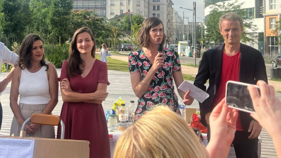 Législatives : les quatre candidats lyonnais du Nouveau Front Populaire réunis pour un meeting commun