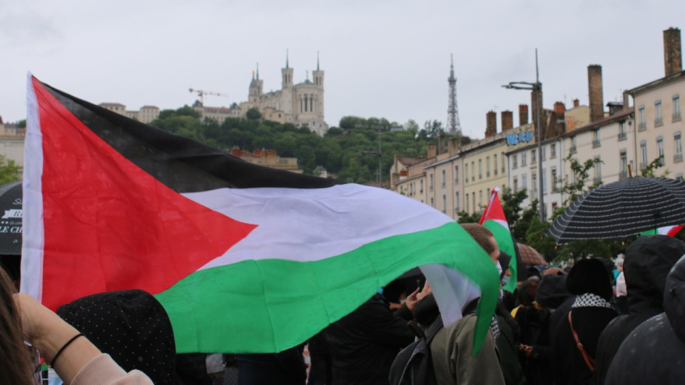 Gaza : le relais du drapeau palestinien passe par Lyon ce dimanche