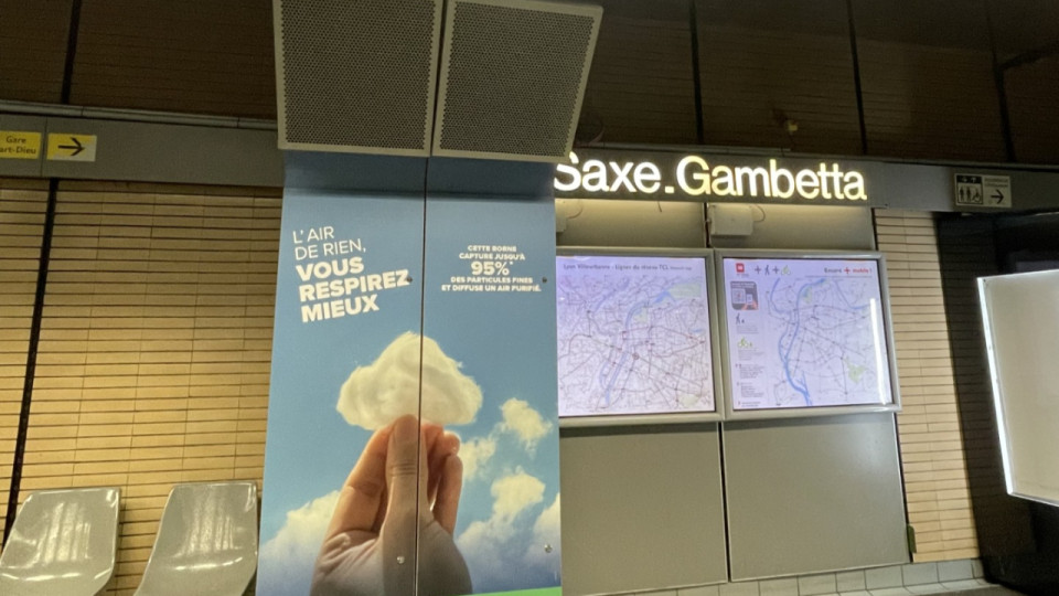 Lyon : des filtres géants pour améliorer la qualité de l’air dans le métro