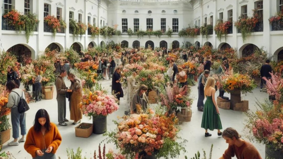 Un grand marché de fleurs fraîches et séchées s'installe pour plusieurs jours à Lyon