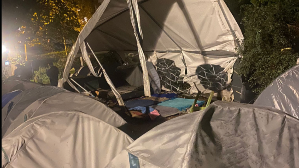 Mineurs isolés au square du Béguin à Lyon : une nuit difficile sous la tempête Kirk