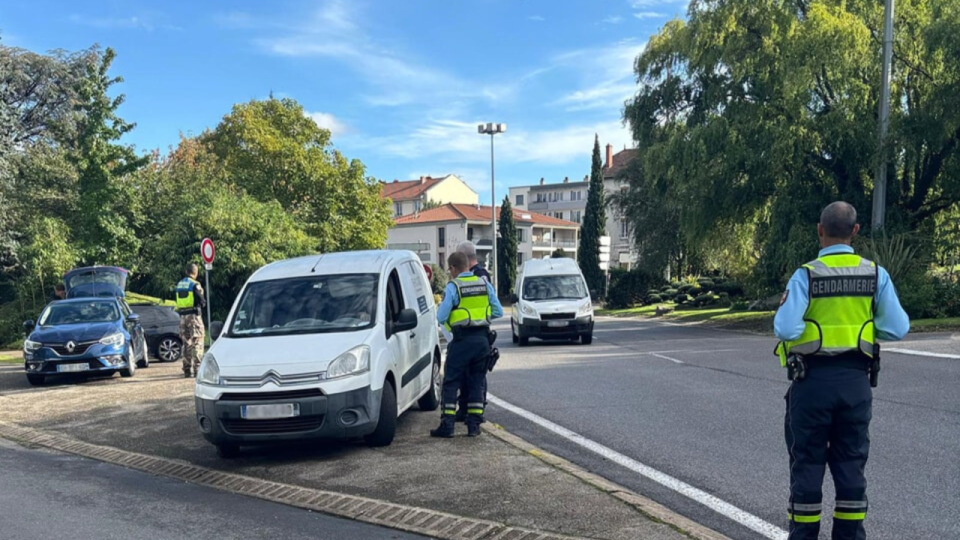 Près de Lyon : plus d'une vingtaine d'infractions relevées lors d'un contrôle routier