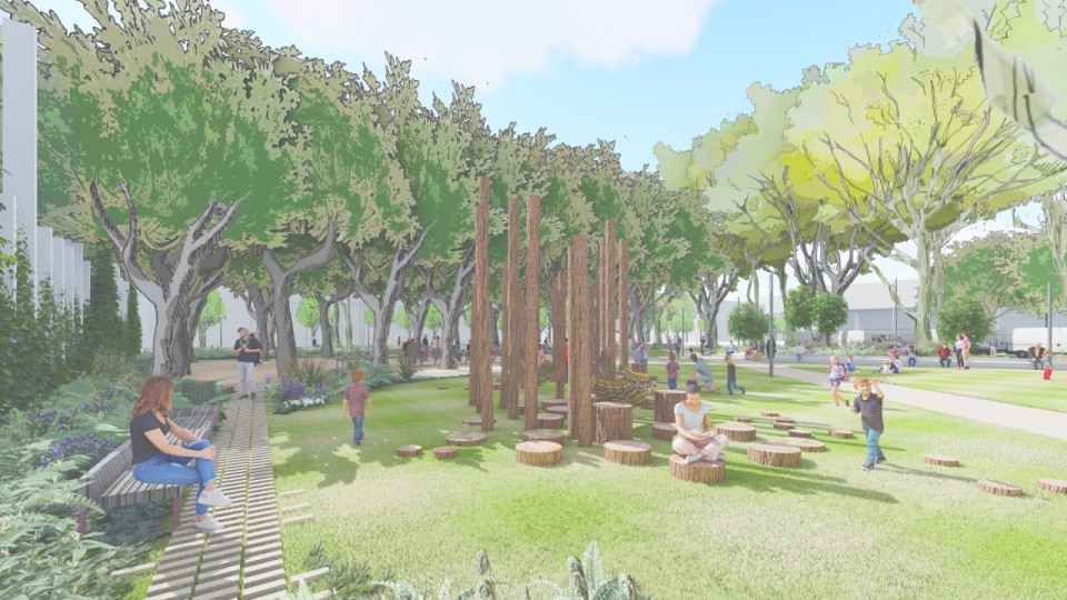 Lyon : deux nouveaux espaces verts en chantier à la Part-Dieu