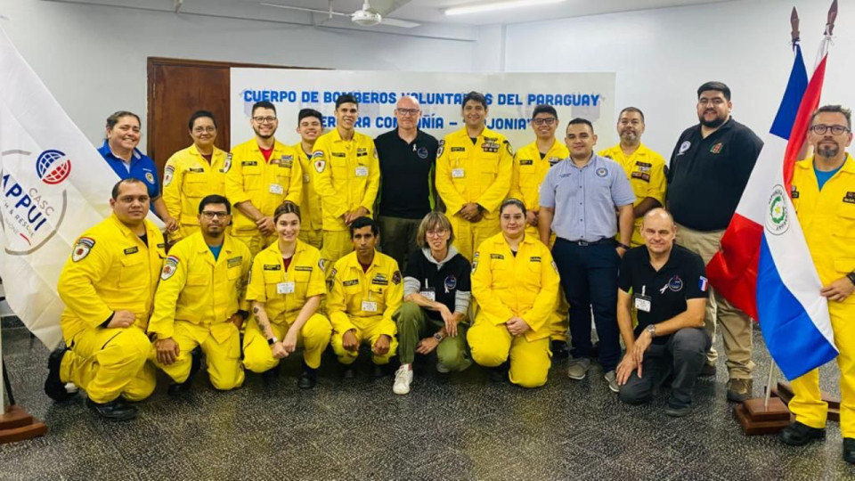 Des pompiers lyonnais du CASC Appui en partance pour les Philippines et le Paraguay