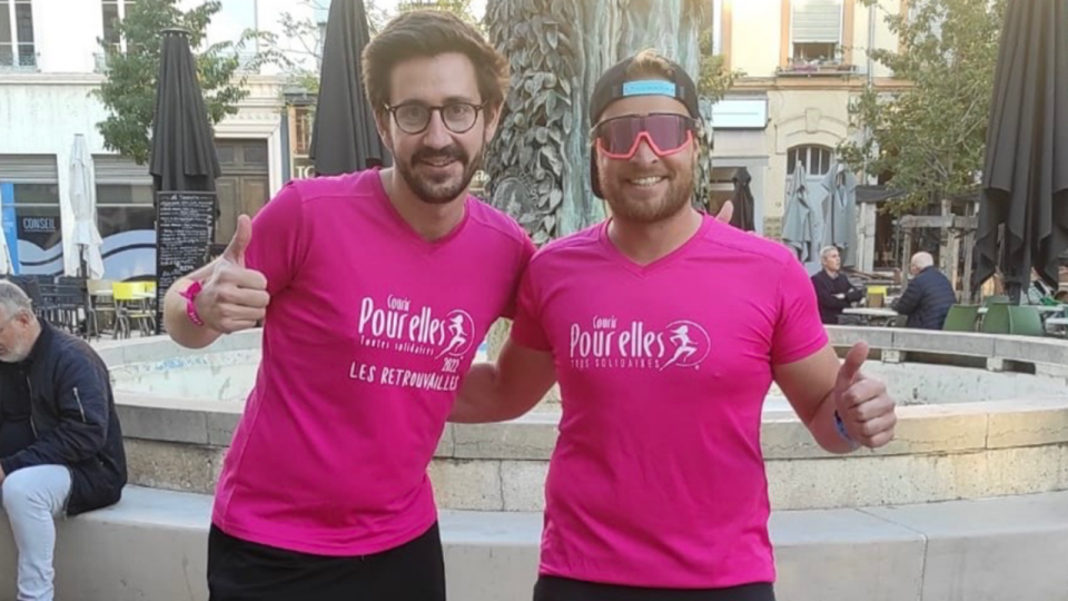 Lyon : ils font le buzz avec leur parcours GPS en forme de ruban pour Octobre Rose