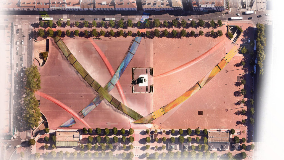 Oeuvre artistique à Bellecour : "Avant de toucher à la place, il faut essayer de rester au plus près de ce qu'a été l'histoire du lieu"