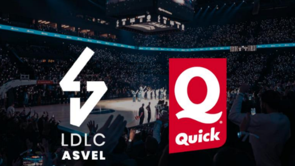 Quick renoue avec le basket en devenant partenaire de l'ASVEL