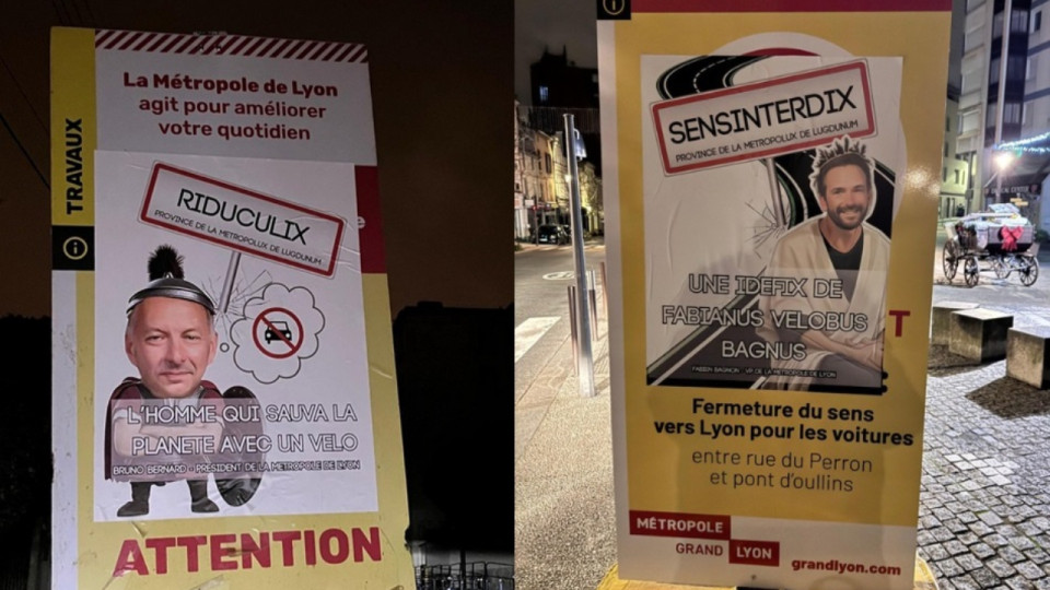 Ridiculix et Sensinterdix : à Oullins, les élus écologistes sont à nouveau moqués à cause des travaux