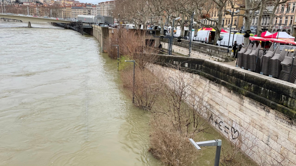 Lyon : la Saône est en crue, des consignes de sécurité à respecter