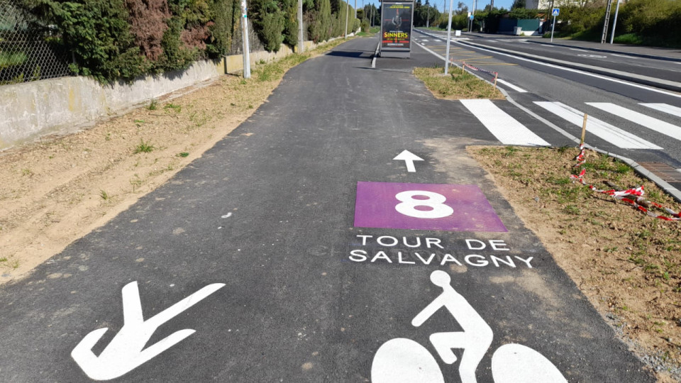 Voie Lyonnaise 8 : un nouveau tronçon cyclable inauguré entre Dardilly et Charbonnières