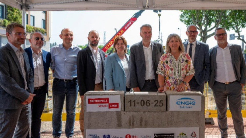 La Métropole de Lyon lance le chantier du futur réseau de chaleur à la Saulaie