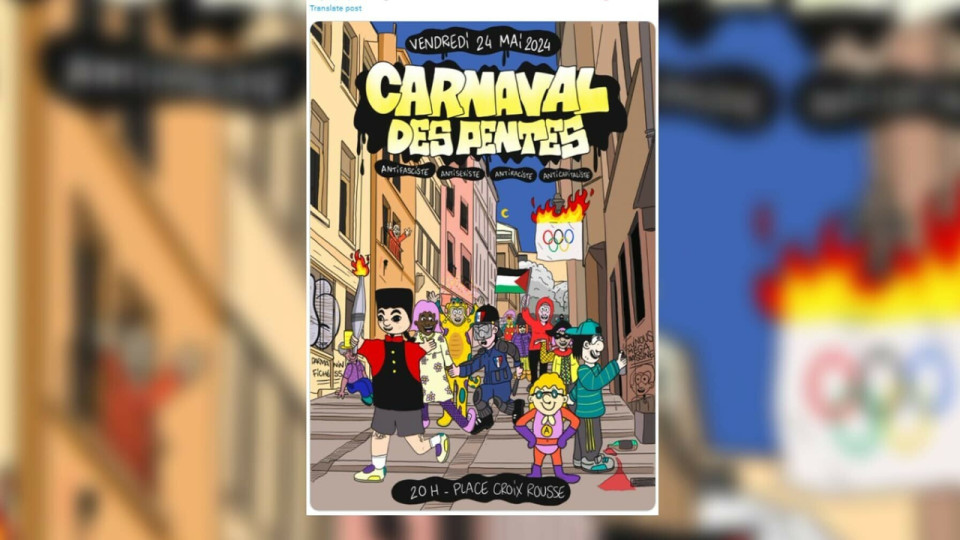 Lyon : le "Carnaval des Pentes" contre les JO et la guerre en Palestine interdit par la préfecture