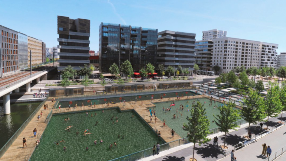 Gr&eacute;gory Doucet avance sur son projet de baignade urbaine : la "piscine" de la Confluence soumise au vote du prochain conseil municipal