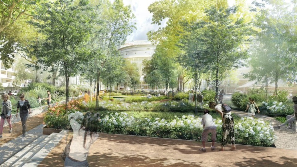 Lyon : la place du Bachut bient&ocirc;t transform&eacute;e en &icirc;lot de fra&icirc;cheur, d&eacute;couvrez le projet