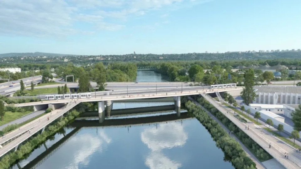 Un nouveau pont change d&eacute;j&agrave; le quotidien &agrave; Villeurbanne, avant m&ecirc;me l&rsquo;arriv&eacute;e du tramway T9