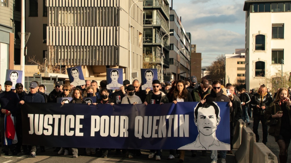 Marche pour Quentin &agrave; Lyon : la pr&eacute;f&egrave;te signale au procureur des chants racistes et des saluts nazis constat&eacute;s